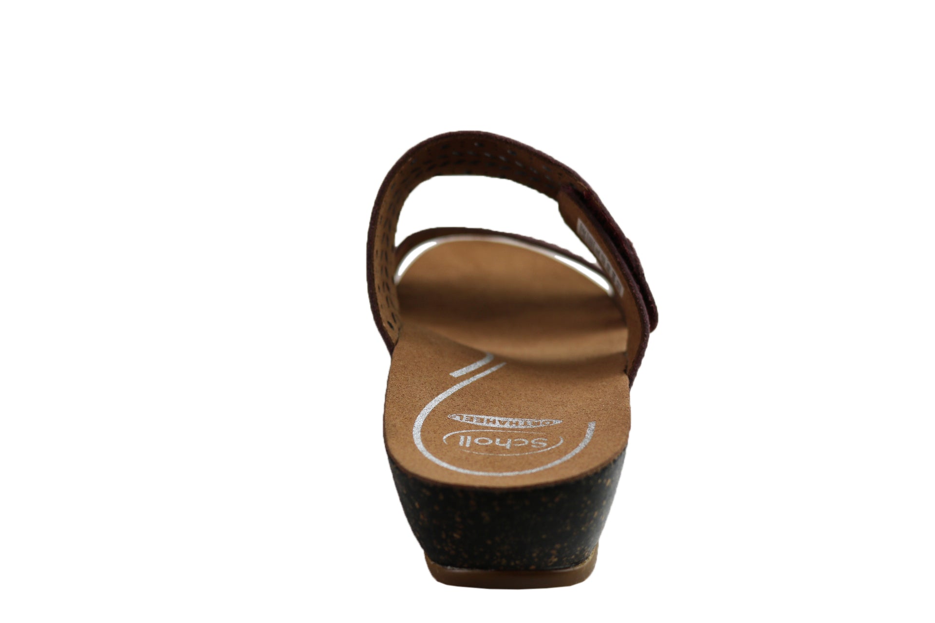 Scholl Orthaheel Jamee Womens Comfortable Leather Slides Sandals