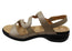 Revere Miami Womens Comfortable Leather Wide Width Sandals