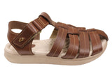 Pegada Nancy Womens Comfortable Leather Sandals Made In Brazil
