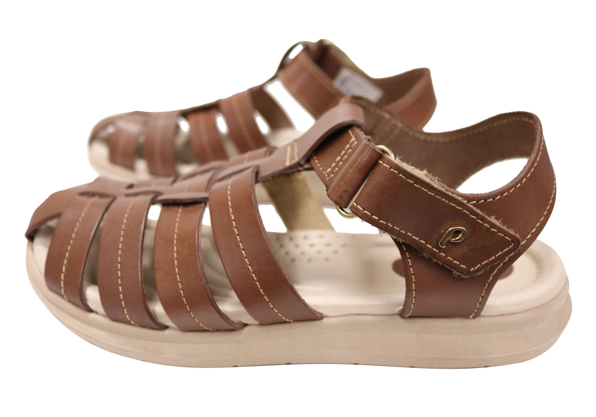 Pegada Nancy Womens Comfortable Leather Sandals Made In Brazil