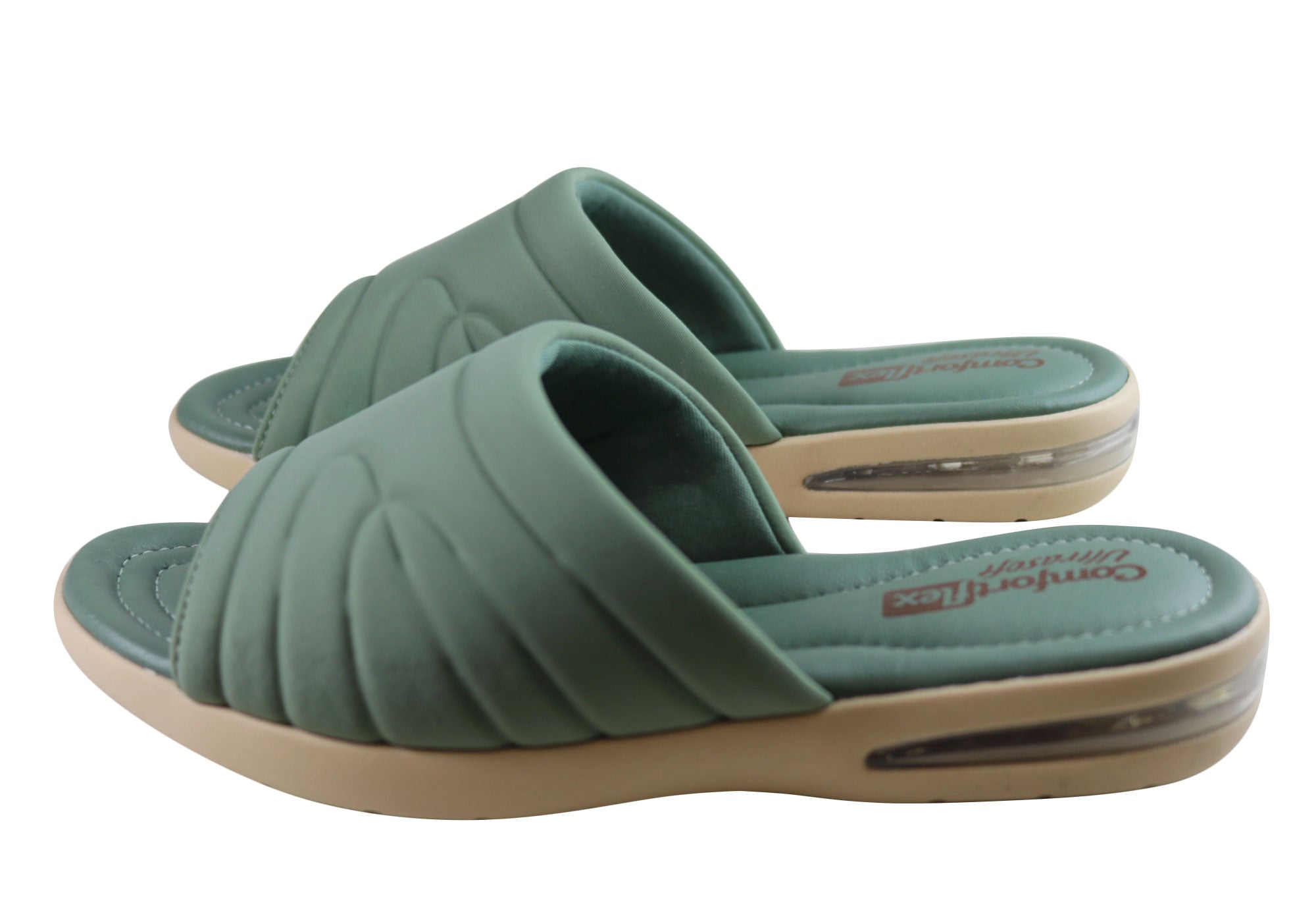 Comfortflex Laurel Womens Comfortable Slides Sandals Made In Brazil