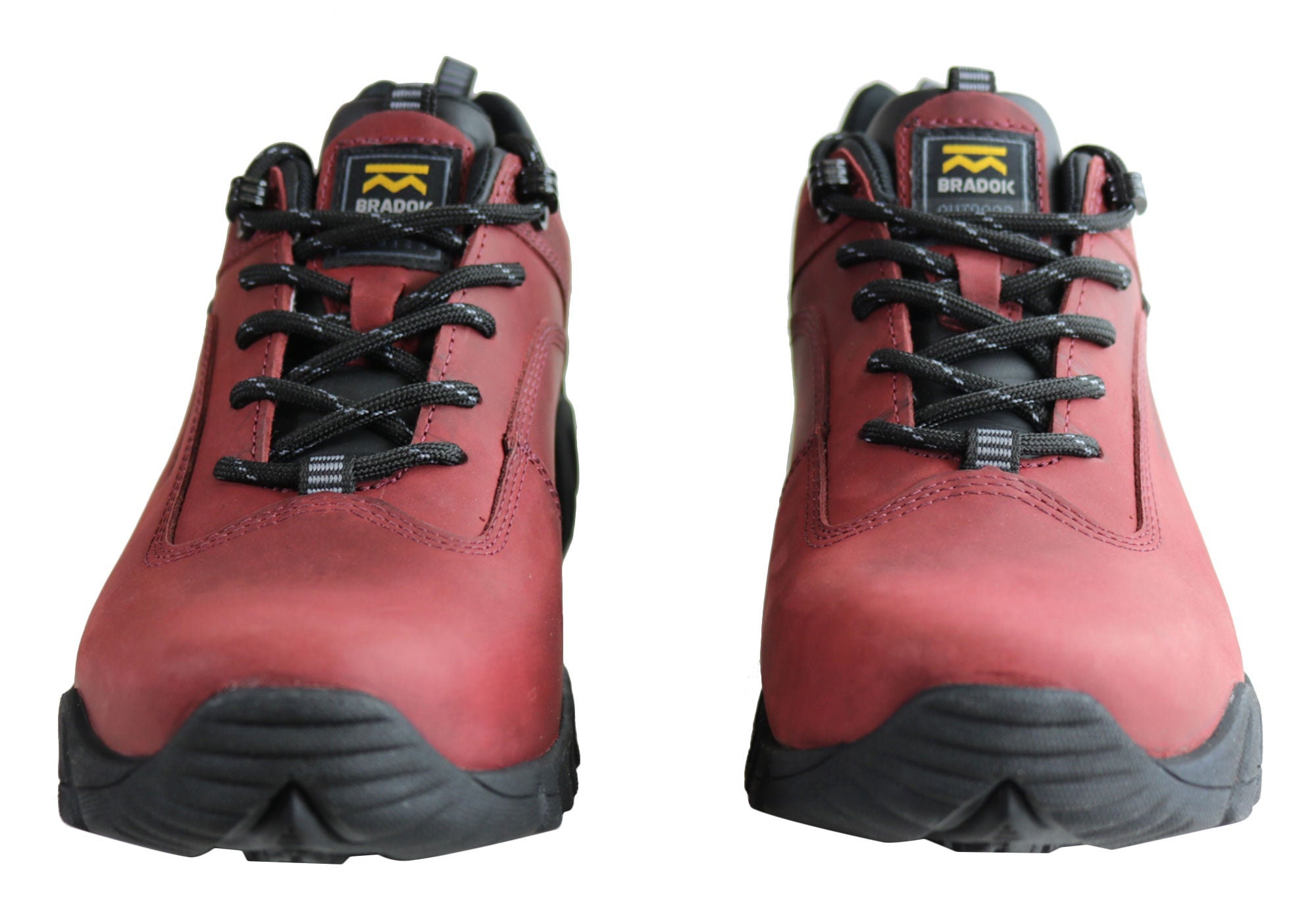 Bradok Krakatoa Mens Comfort Leather Hiking Shoes Made In Brazil