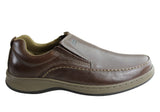 Bradok Mens Classic Slip On Comfortable Leather Shoes Made In Brazil