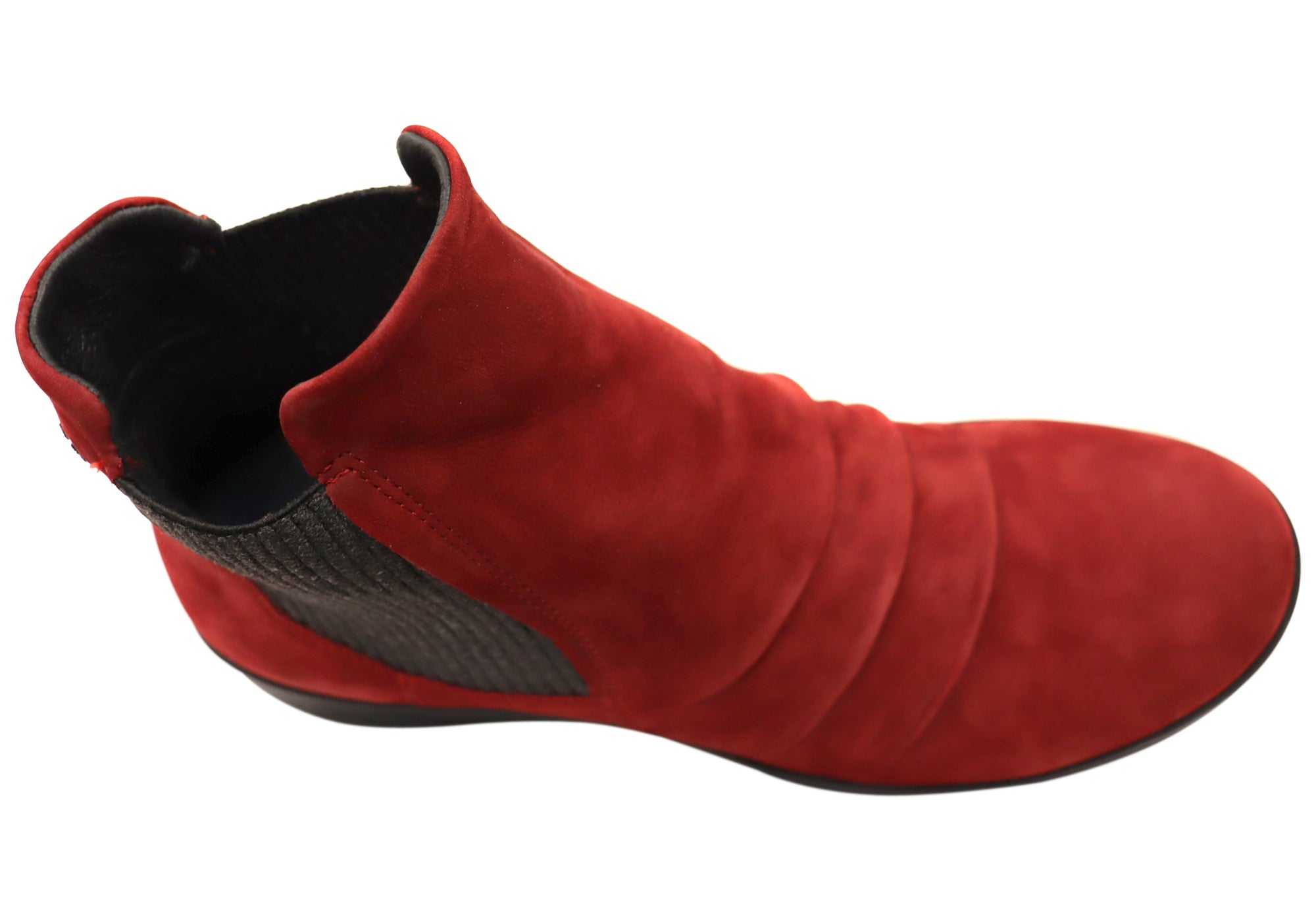 Flex & Go Eboni Womens Comfortable European Leather Ankle Boots