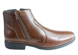 Savelli Aston Mens Comfortable Leather Dress Boots Made In Brazil