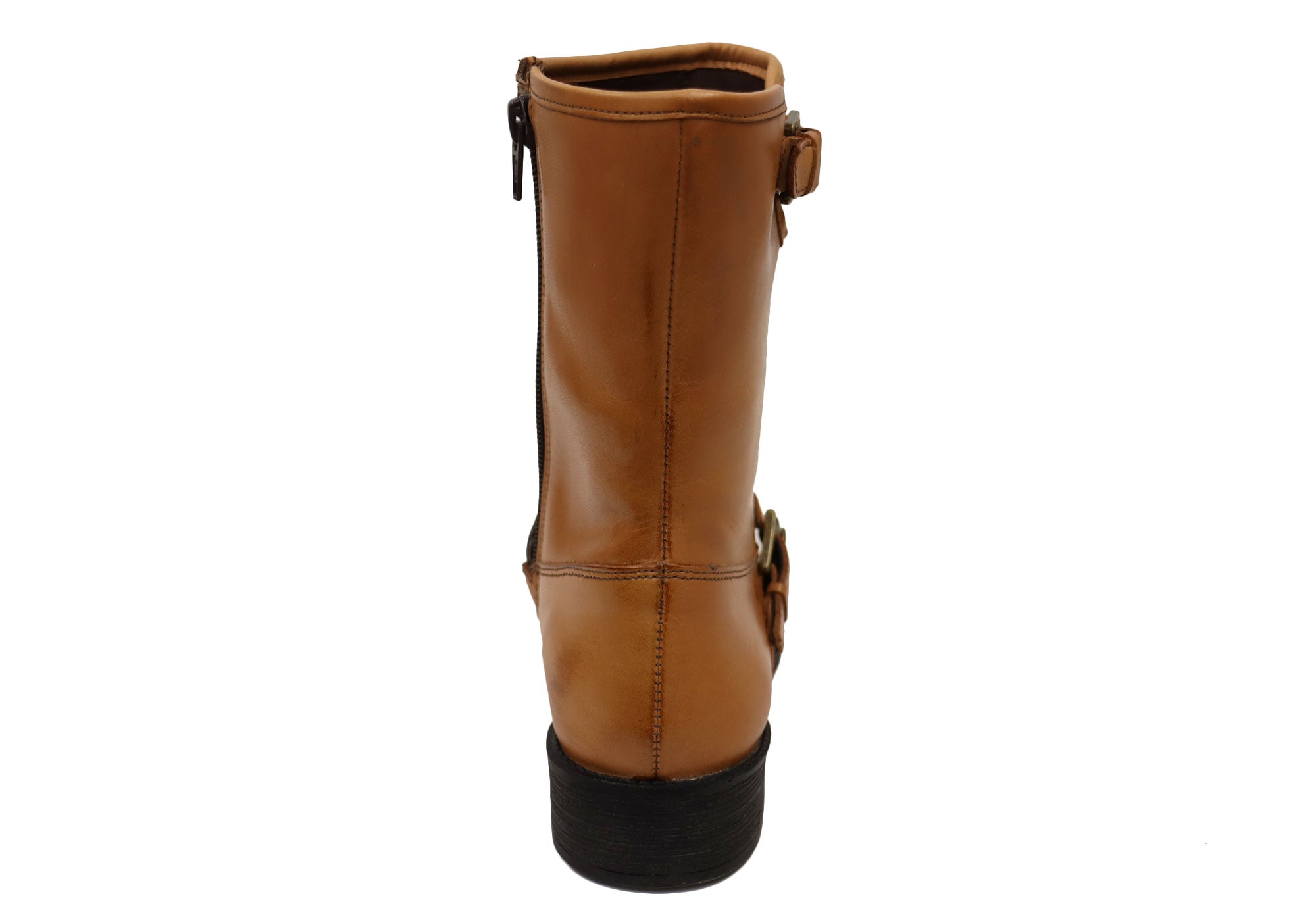 Via Paula Betty Womens Comfort Brazilian Leather Mid Calf Boots