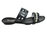 Andacco Energie Womens Comfortable Leather Flat Sandals Made In Brazil