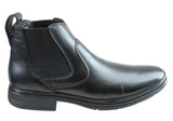 Savelli Richard Mens Leather Chelsea Dress Boots Made In Brazil