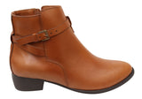 Via Paula Willow Womens Comfortable Brazilian Leather Ankle Boots