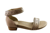 Scholl Orthaheel Gail Womens Comfort Leather Low Heel Sandals