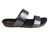 Andacco Mirage Womens Comfy Leather Flat Sandals Slides Made In Brazil