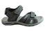 Pegada Jarrod Mens Leather Comfort Cushioned Sandals Made In Brazil