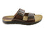 Pegada Lancester Mens Leather Comfortable Slide Sandals Made In Brazil