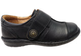 Planet Shoes Bower Womens Comfortable Adjustable Strap Leather Shoes