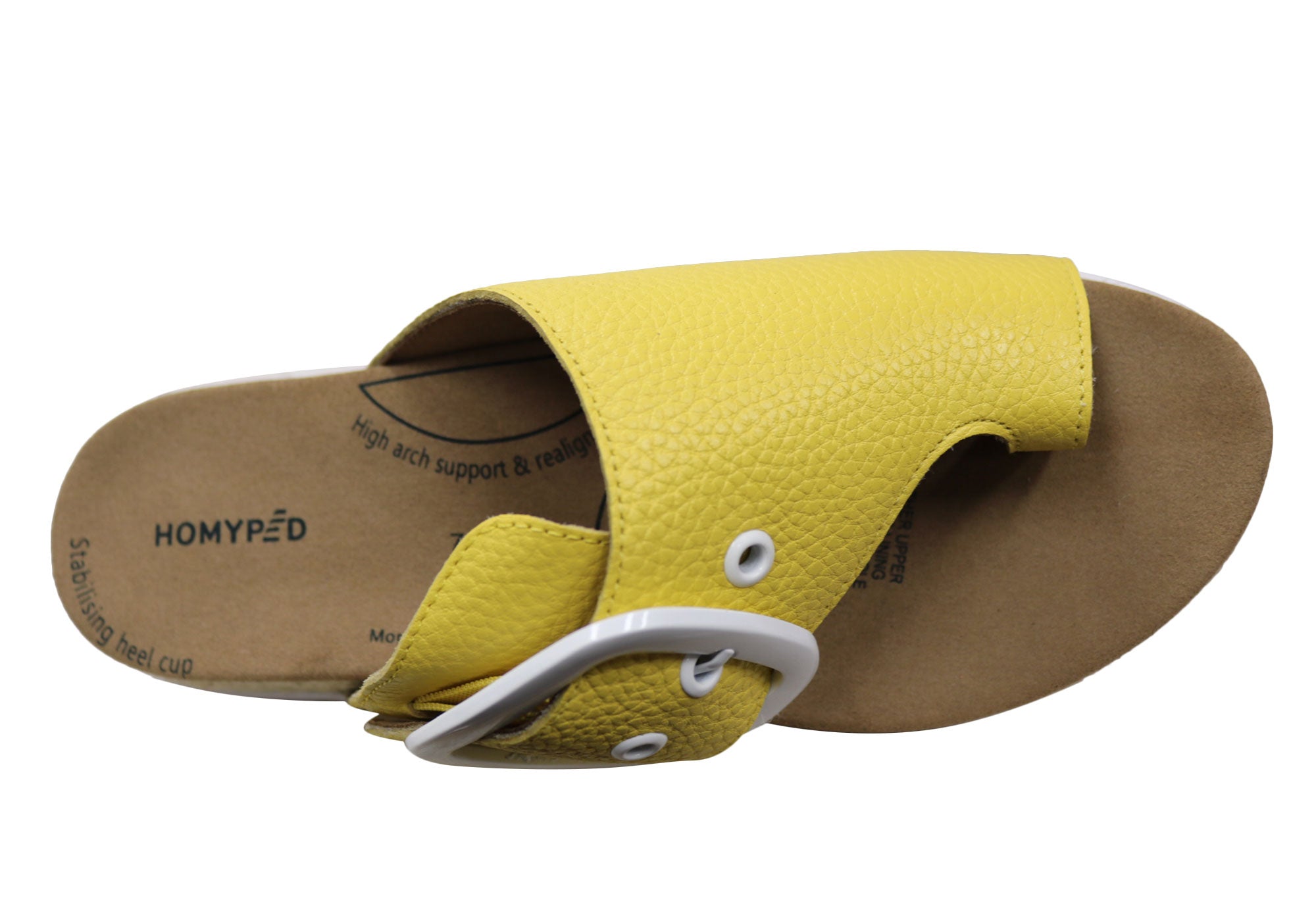 Homyped Mecca Womens Supportive Comfortable Leather Thongs