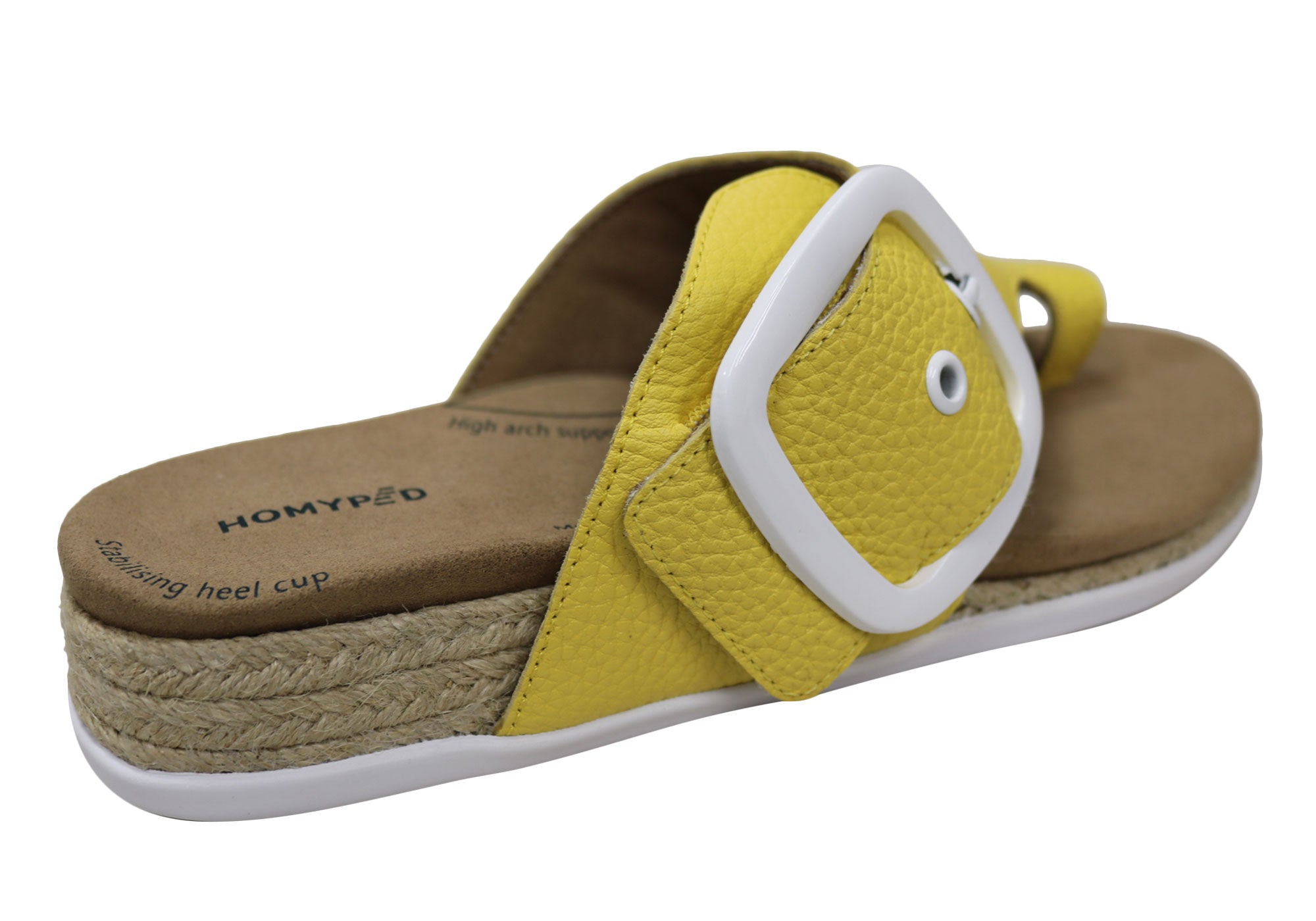 Homyped Mecca Womens Supportive Comfortable Leather Thongs