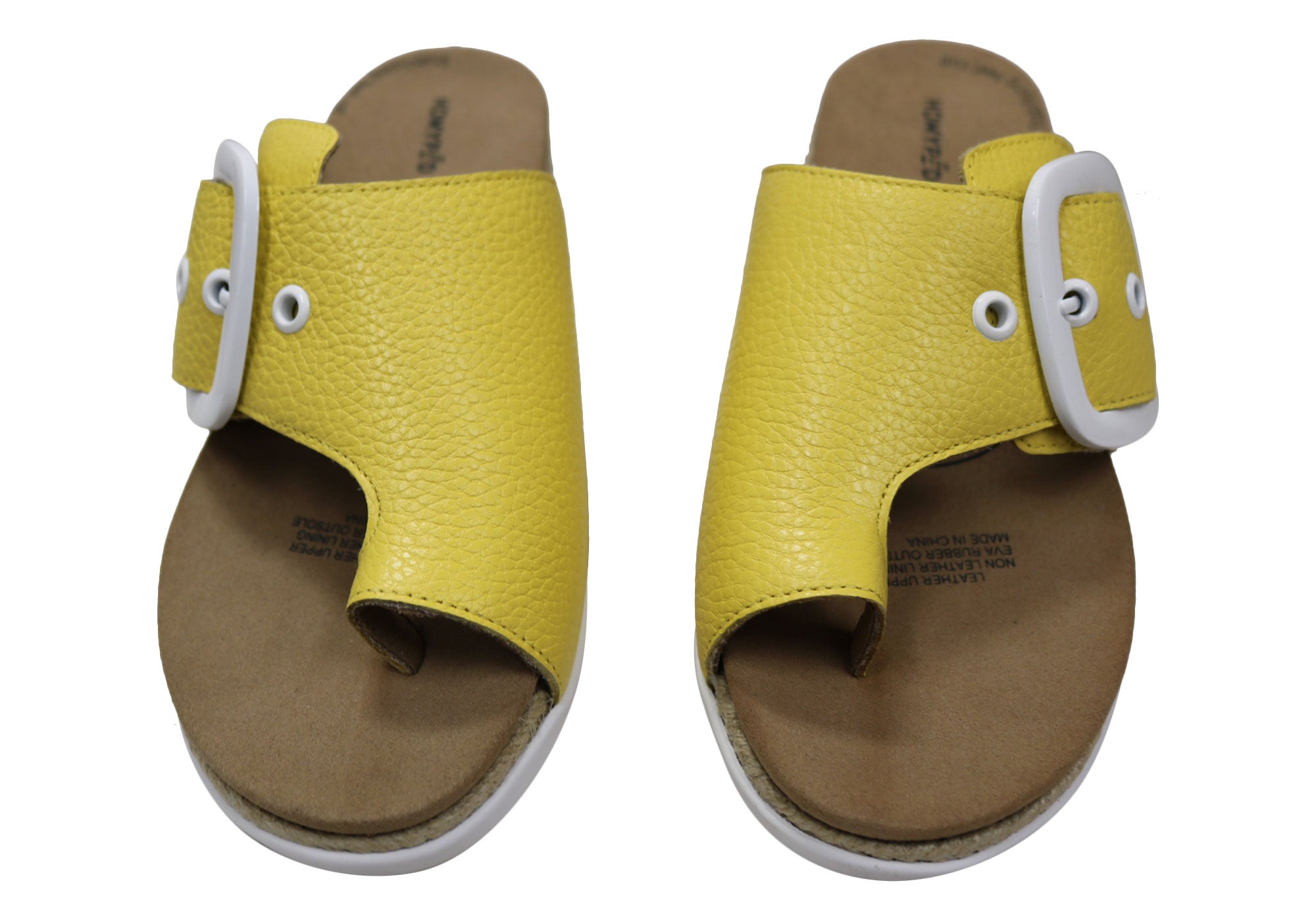 Homyped Mecca Womens Supportive Comfortable Leather Thongs