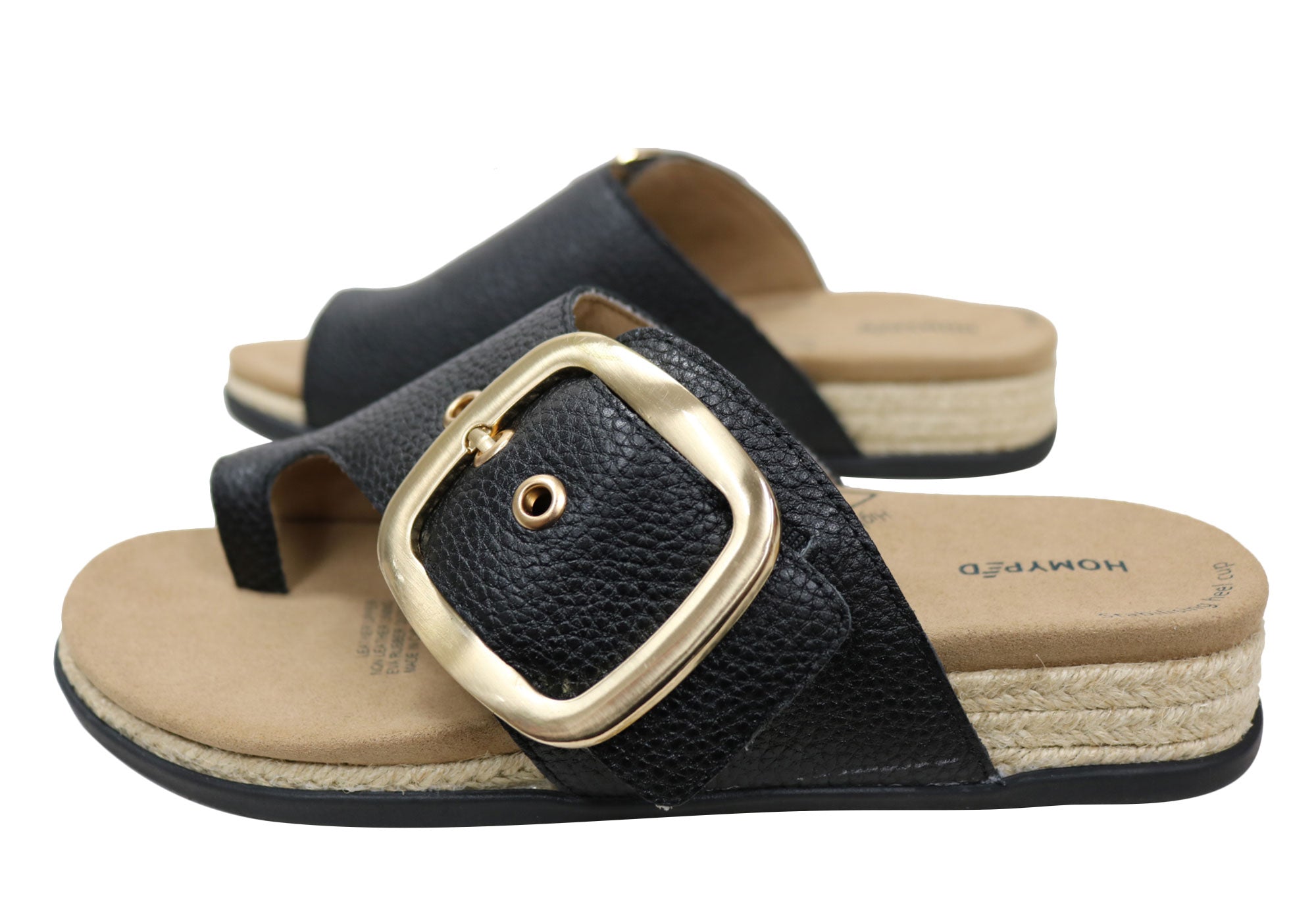 Homyped Mecca Womens Supportive Comfortable Leather Thongs