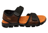 Pegada Saul Mens Comfortable Adjustable Sandals Made In Brazil