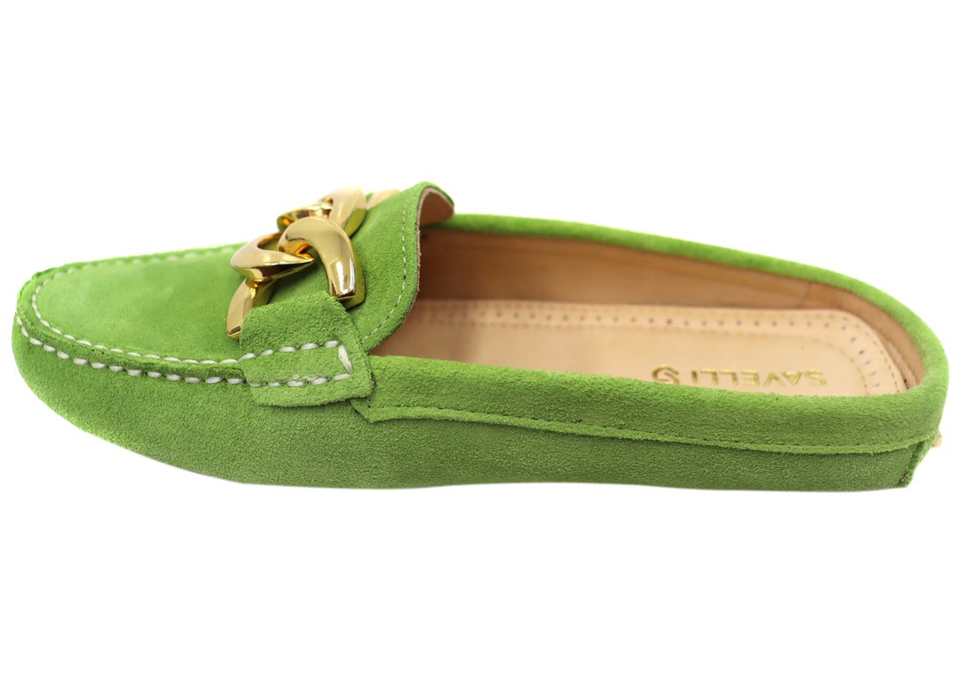 Savelli Paula Womens Closed Toe Open Back Mules – Brand House Direct