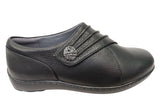 Scholl Orthaheel Wordy Loafer Womens Supportive Leather Comfort Shoes