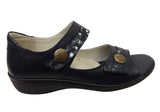 Cabello Comfort RE3403 Womens European Comfortable Leather Sandals