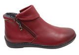 Scholl Orthaheel Wellness Womens Supportive Leather Ankle Boots