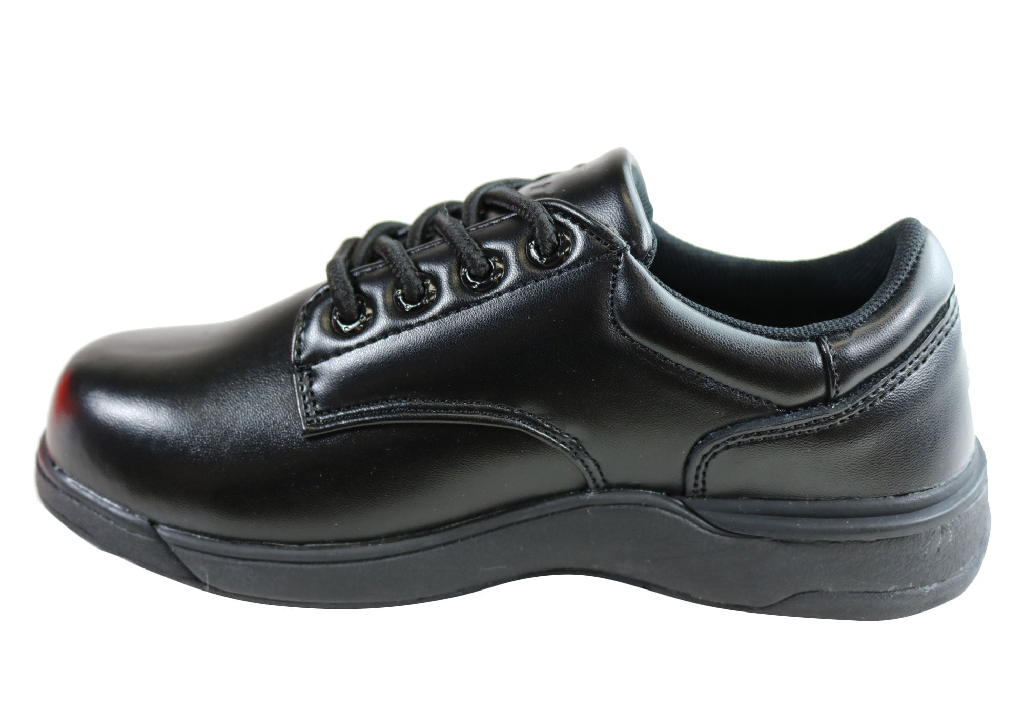 Lotto Study Youth Kids Lace Up Leather School Shoes