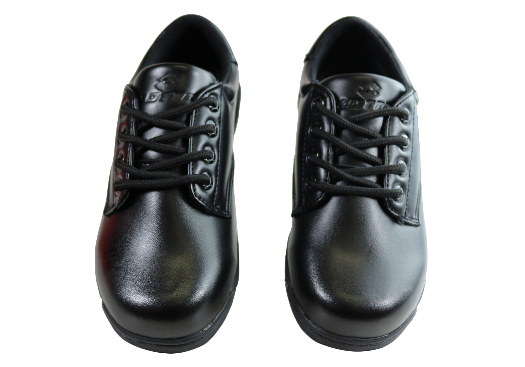 Lotto Study Youth Kids Lace Up Leather School Shoes
