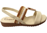 Campesi Harrisa Womens Comfortable Sandals Made In Brazil