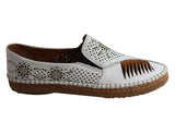 Orizonte Pier Womens European Comfortable Soft Leather Flat Shoes