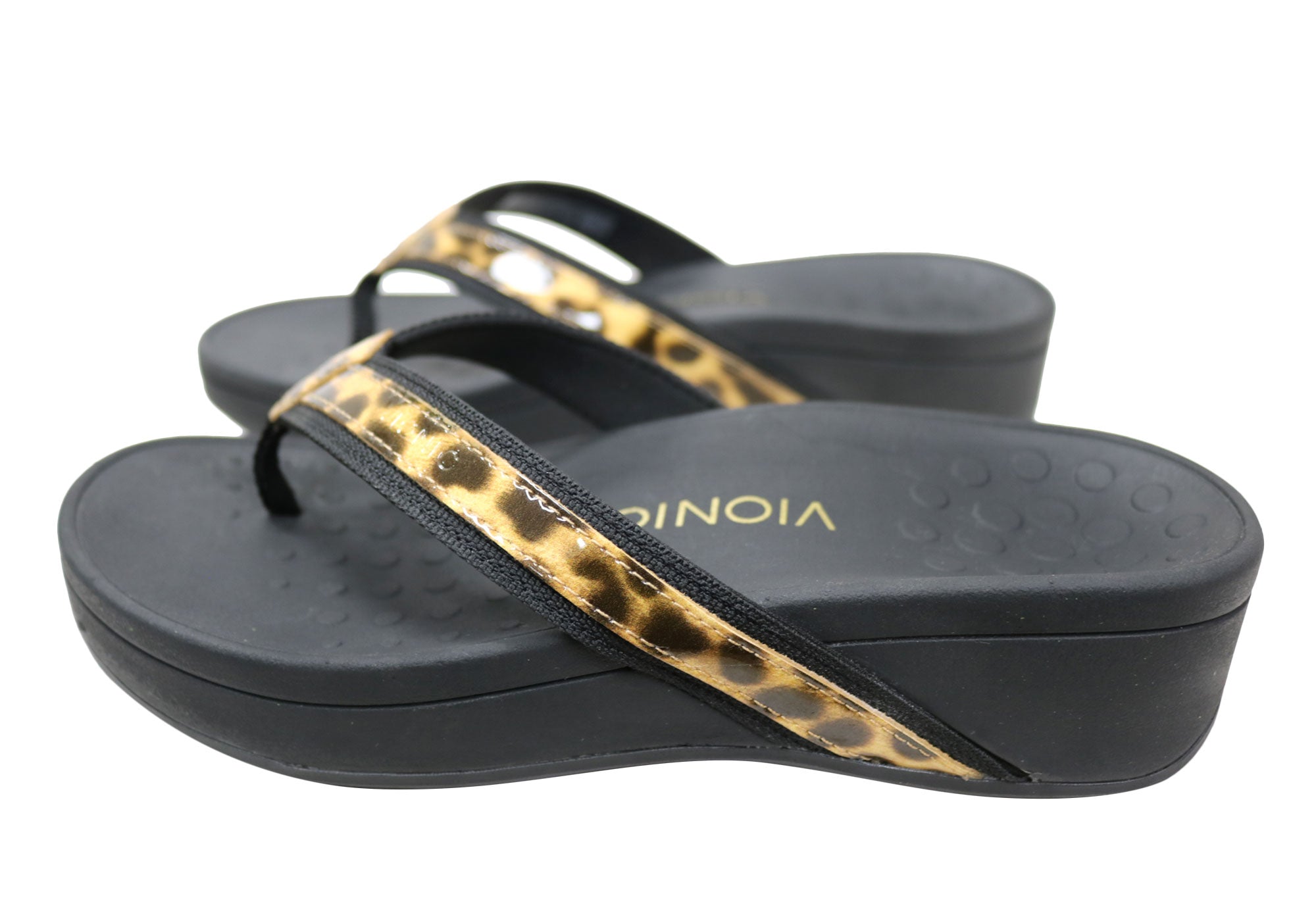 Vionic High Tide Womens Comfortable Platform Sandals Thongs