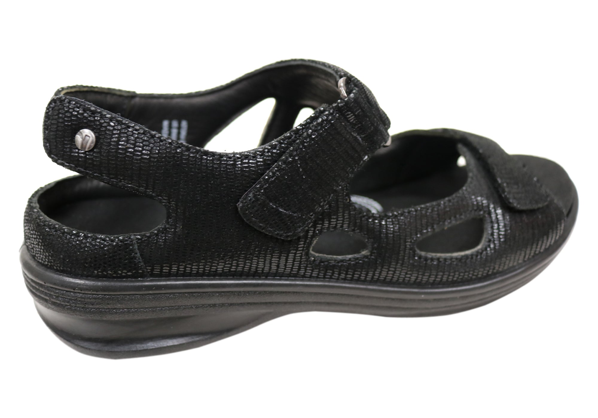 Revere Astoria Womens Comfortable Leather Wide Width Sandals