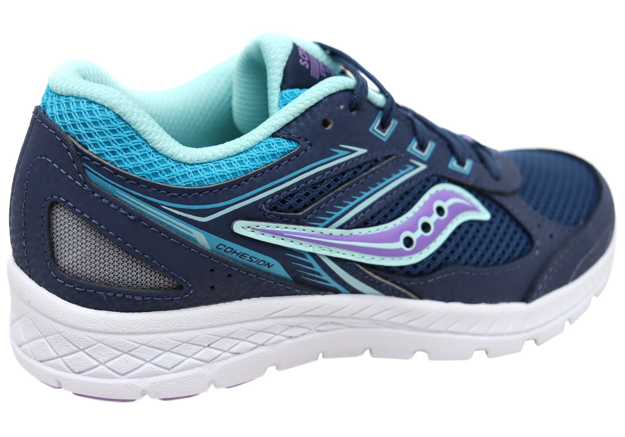 Saucony kids cohesion shop lace running shoes