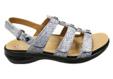 Revere Toledo Womens Comfortable Leather Medium Width Sandals