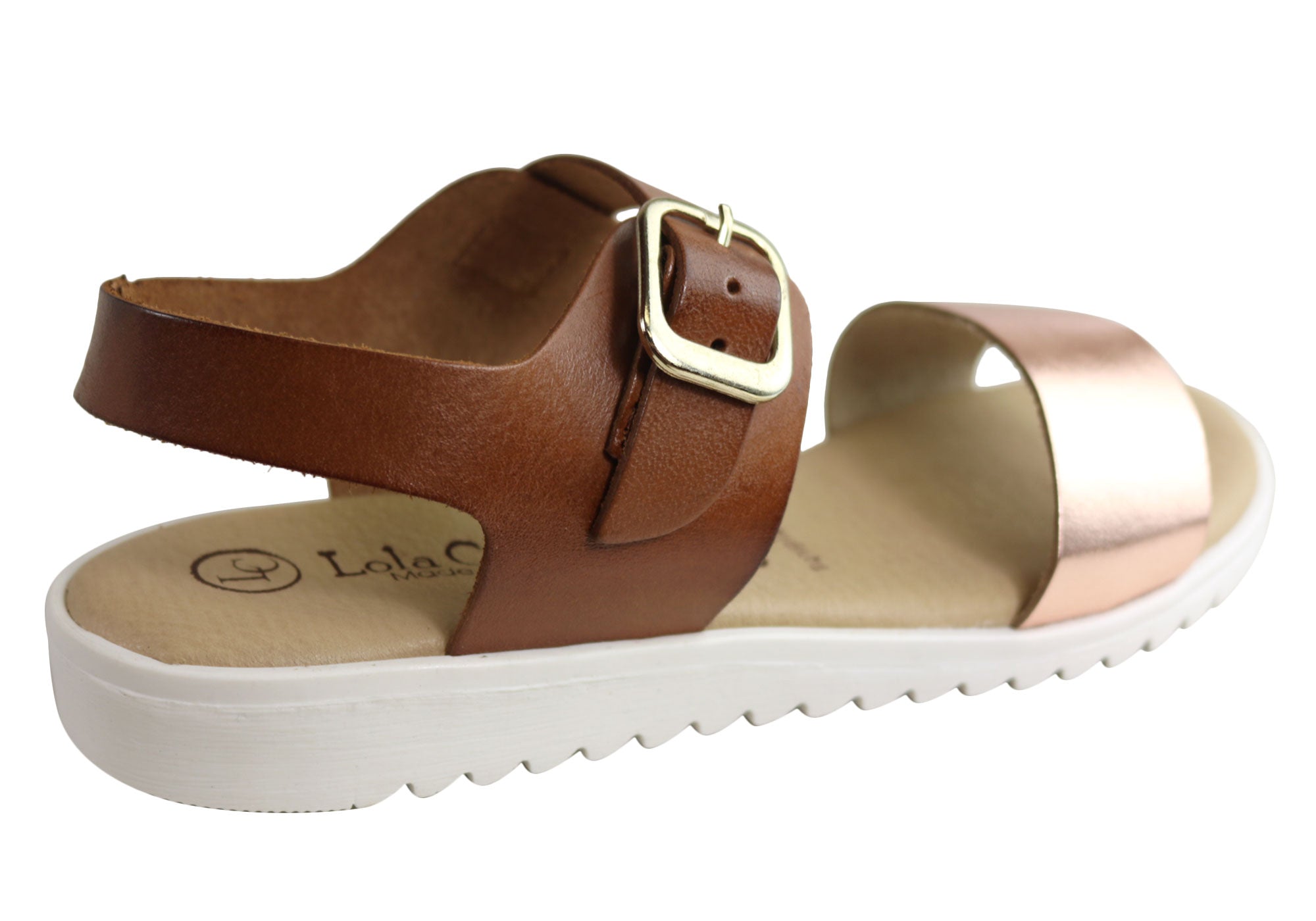 Lola Canales Esta Womens Comfortable Leather Sandals Made In Spain