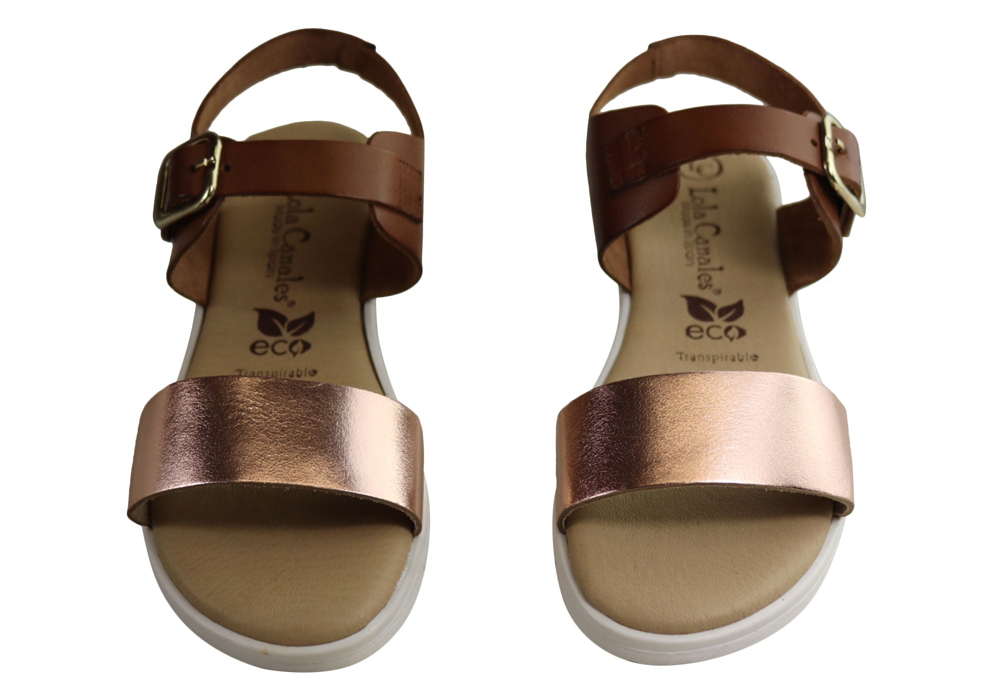 Lola Canales Esta Womens Comfortable Leather Sandals Made In Spain