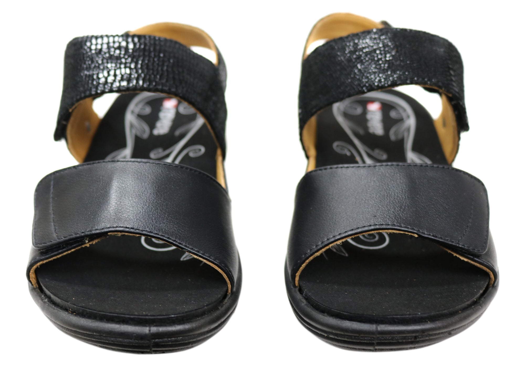 Revere Como Womens Comfortable Leather Wide Width Sandals