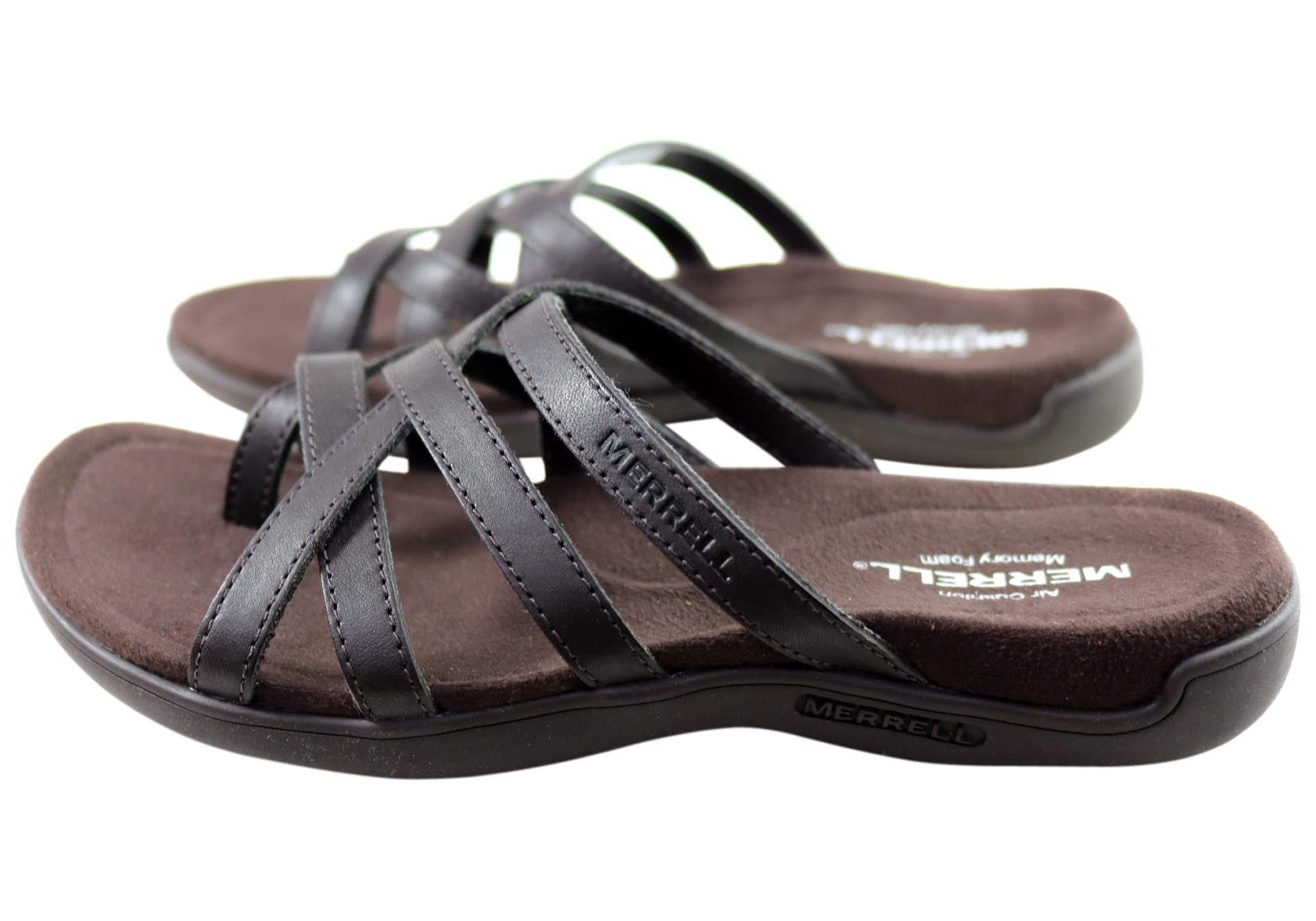 Merrell Womens Hayes Thong Leather Comfortable Sandals