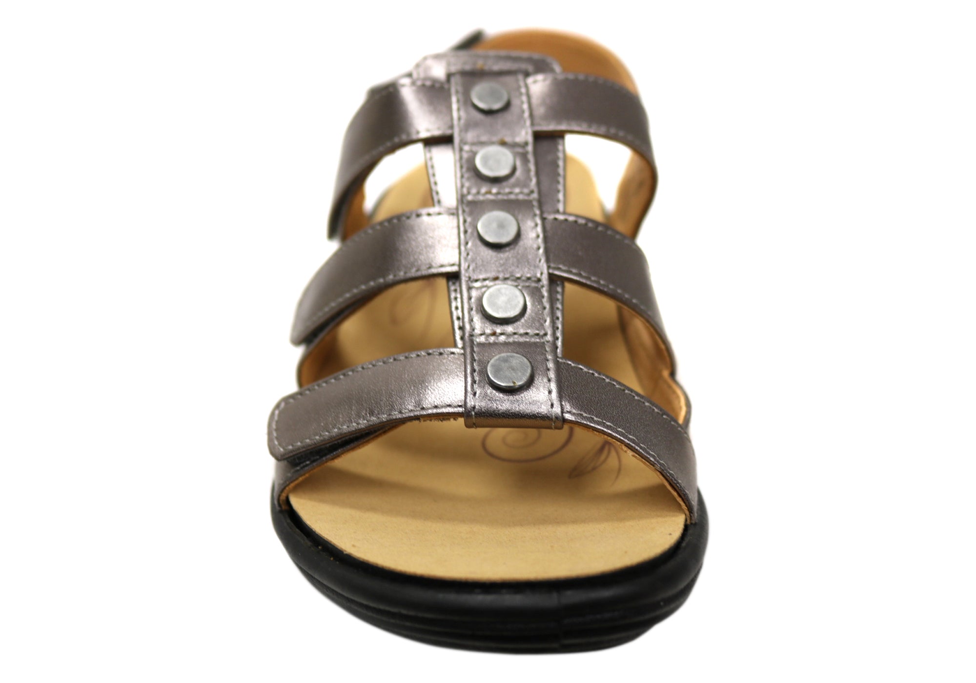 Revere Toledo Womens Comfortable Leather Wide Width Sandals