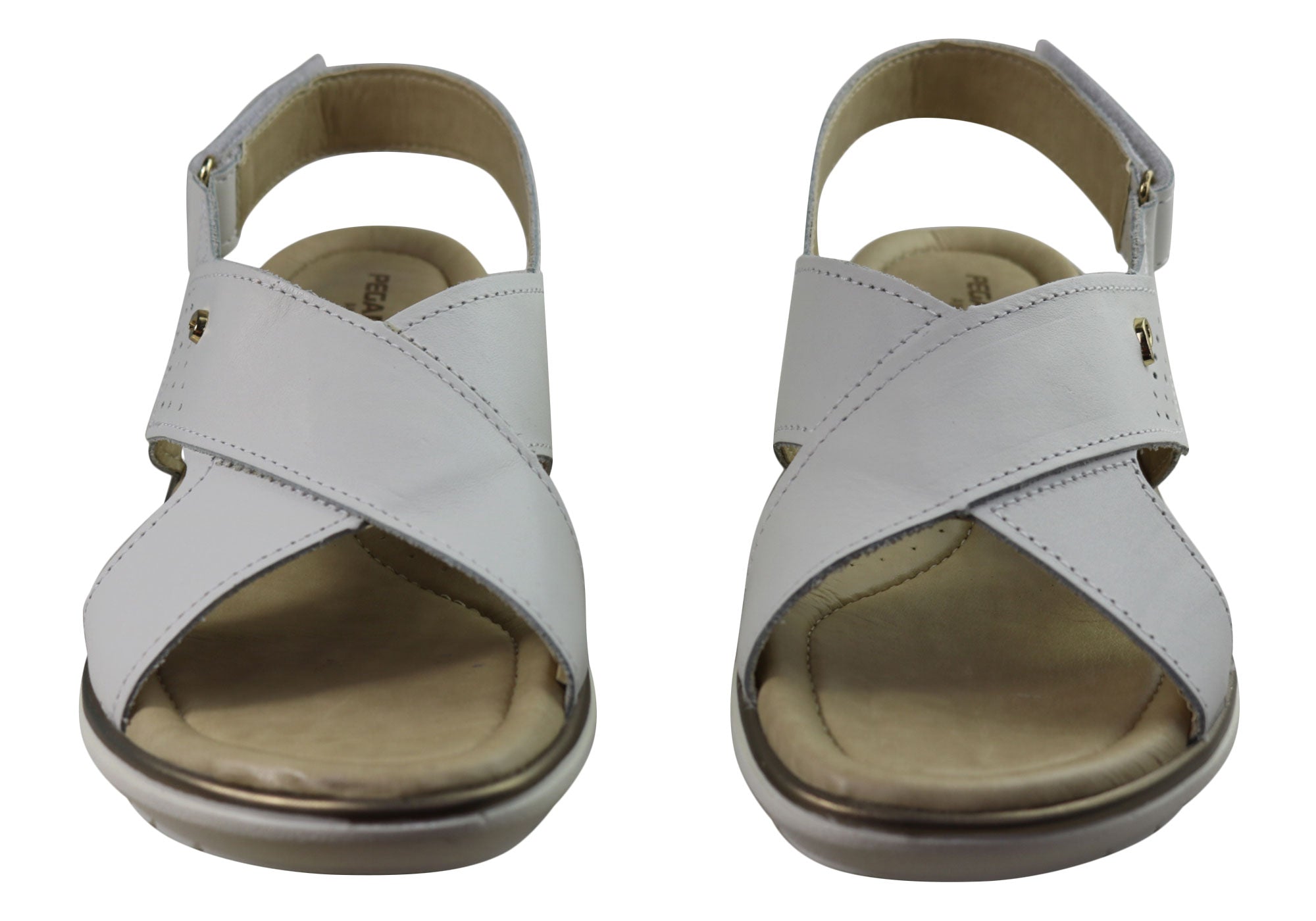 Pegada Paros Womens Comfortable Leather Sandals Made In Brazil