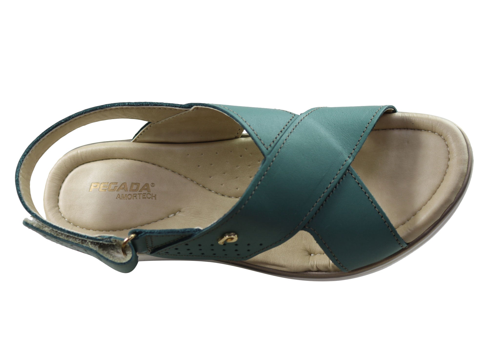 Pegada Paros Womens Comfortable Leather Sandals Made In Brazil