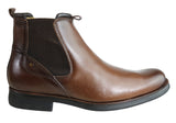 Ferricelli Roy Mens Comfortable Leather Chelsea Boots Made In Brazil