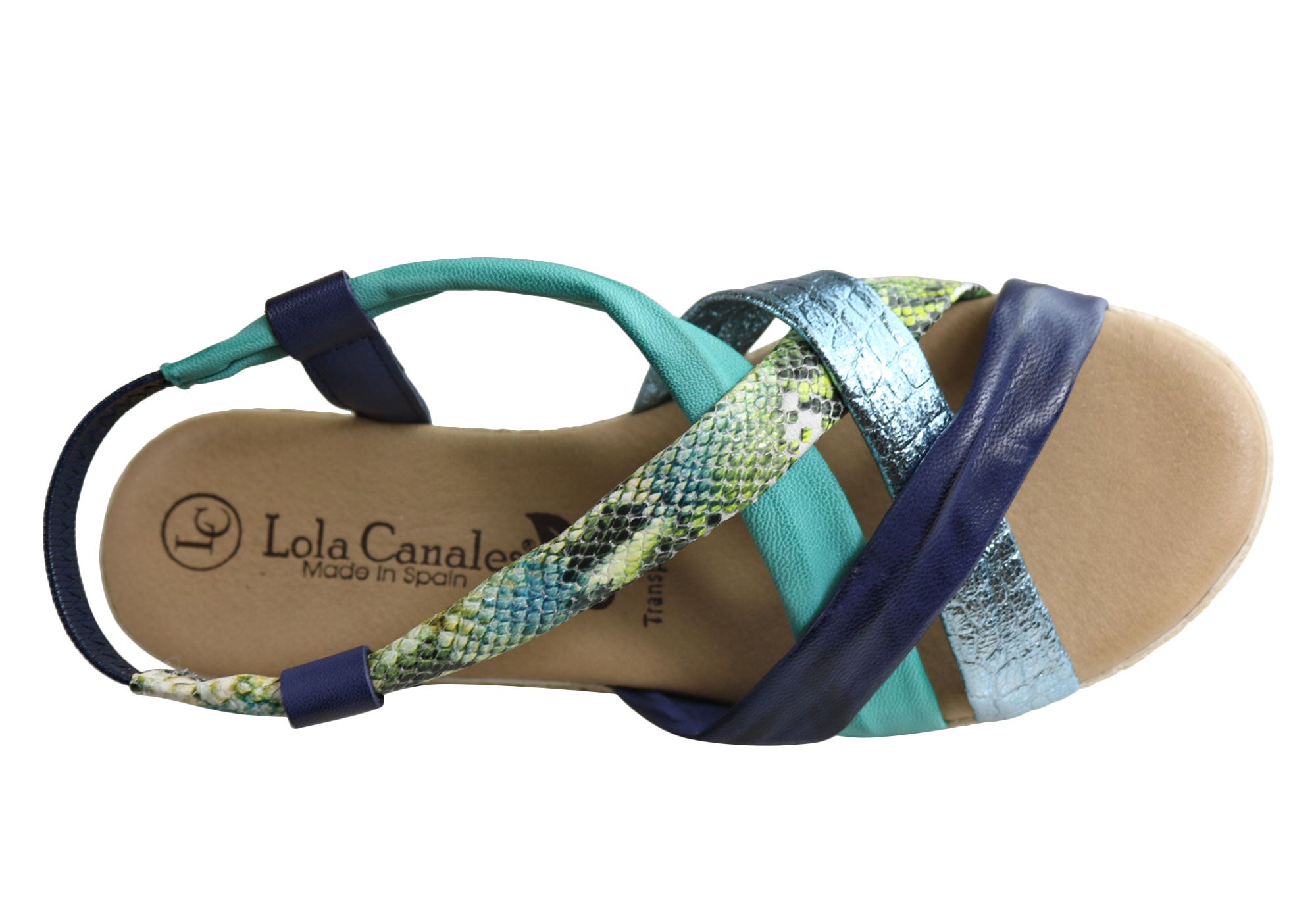 Lola Canales Yasmine Womens Comfortable Leather Sandals Made In Spain