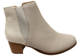 Scholl Orthaheel Heaven Womens Comfortable Leather Ankle Boots