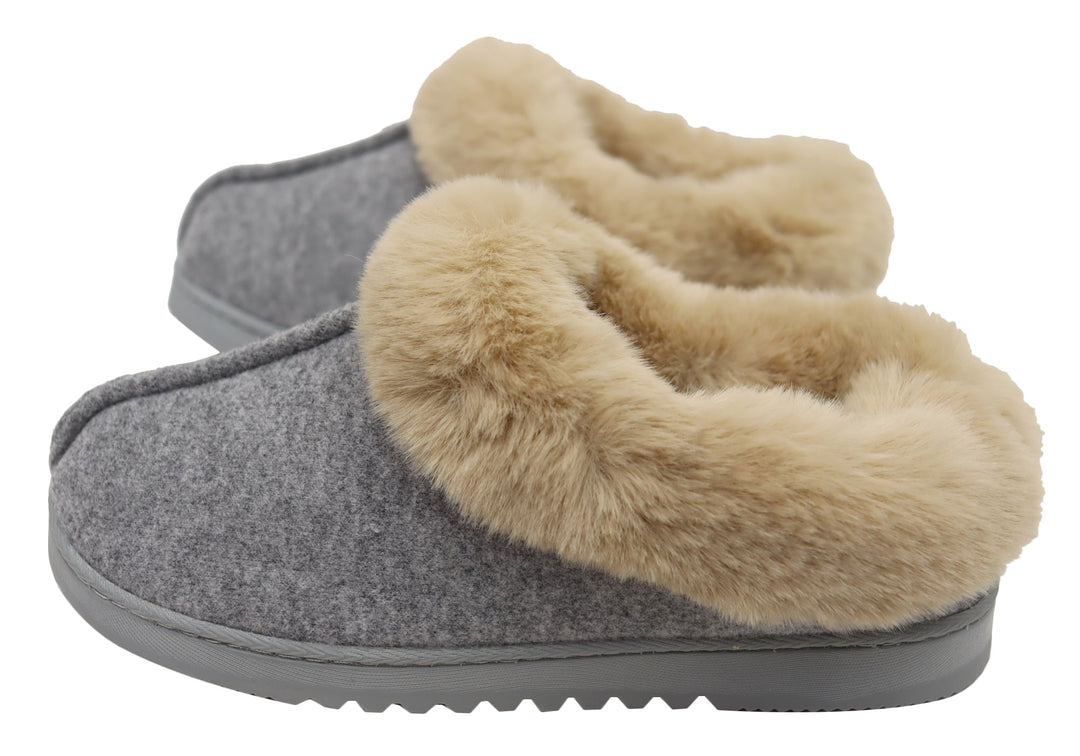 Dearfoams Womens Chloe Soft Knit Clog Slippers Brand House Direct