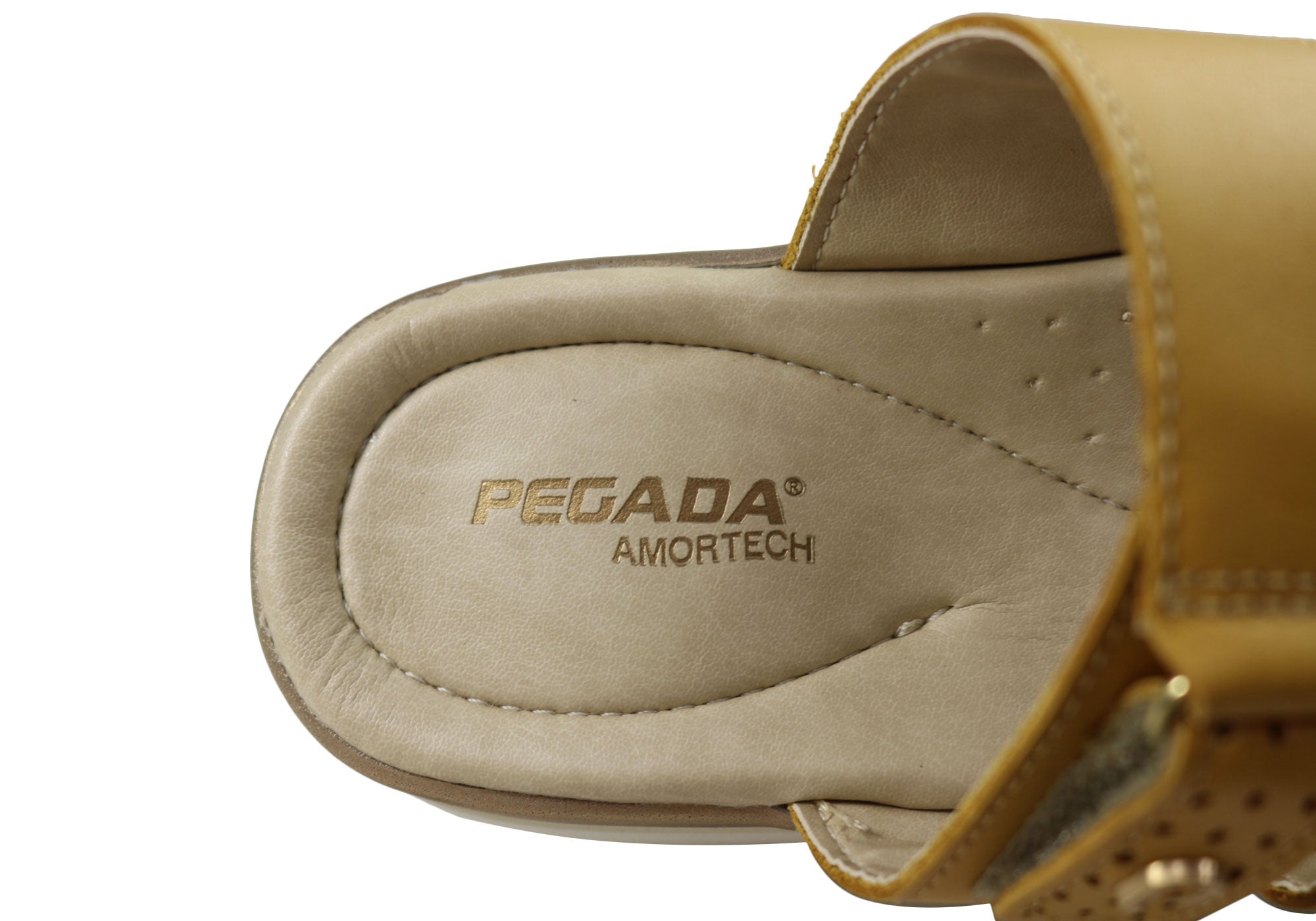 Pegada Treat Womens Comfort Leather Slides Sandals Made In Brazil