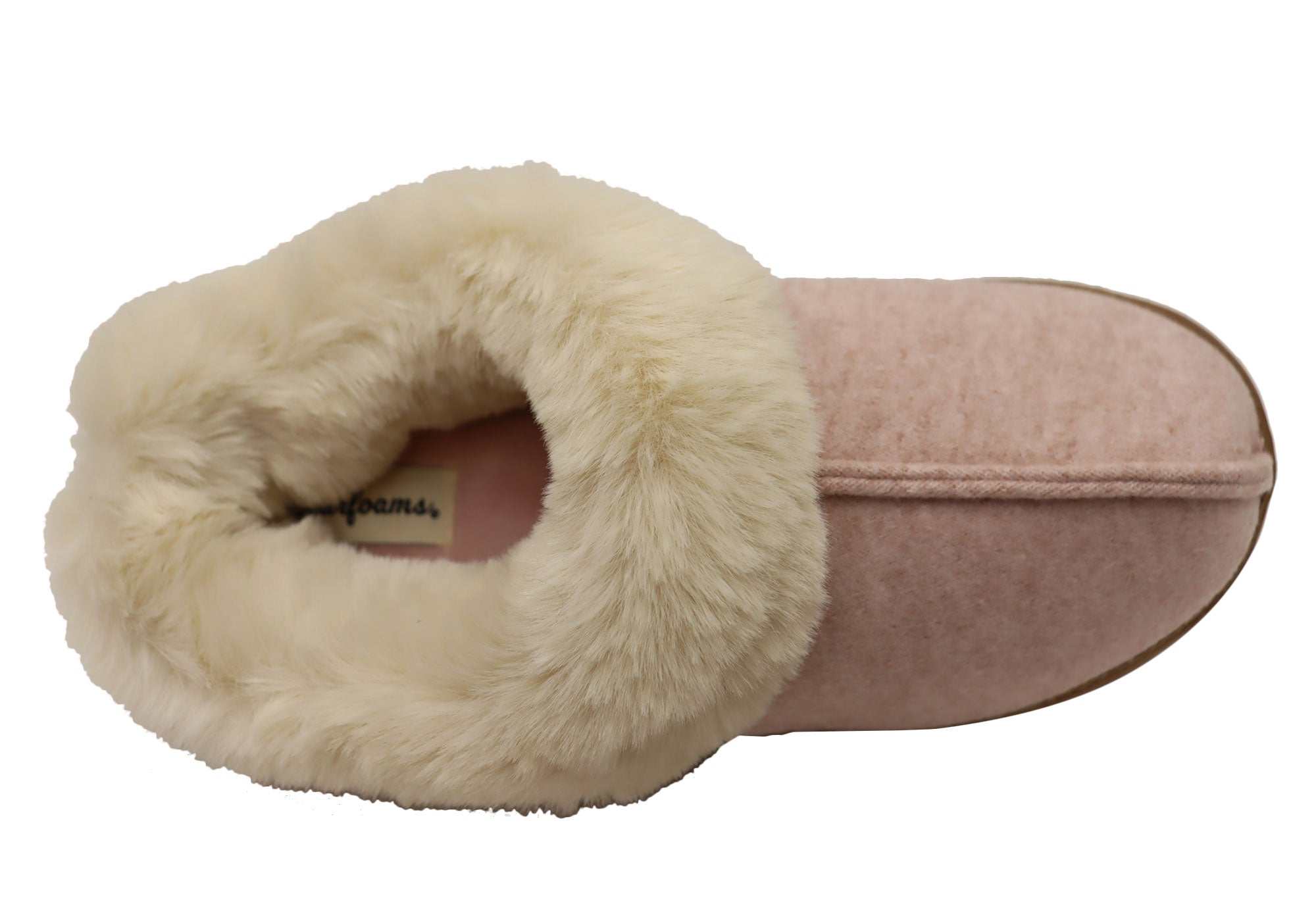 Dearfoams Womens Comfortable Chloe Soft Knit Clog Slippers