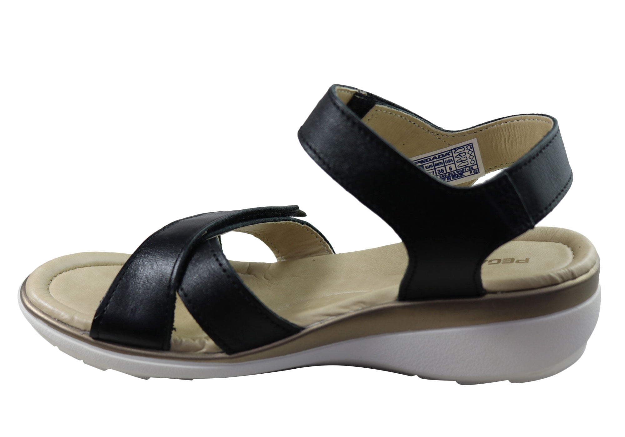 Pegada Kerala Womens Comfortable Leather Sandals Made In Brazil