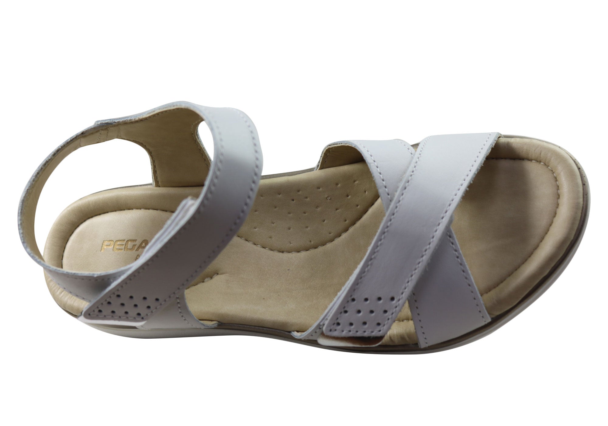 Pegada Kerala Womens Comfortable Leather Sandals Made In Brazil